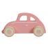 Houten roze auto